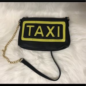 Betsey Johnson Taxi Cross body bag. Lightning bag